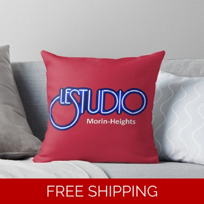 Pillow Case Red Original White & Blue Logo MH